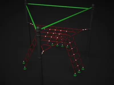 Teenagers Outdoors Toys 3D model