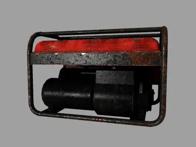 Generator portable Free low-poly 3D model