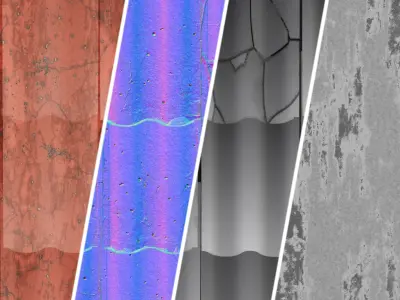 Roof Tile Materials 55- Concrete Roofing by Sbsar generator Texture