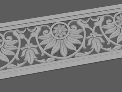 dekor ornate corbel 3D model