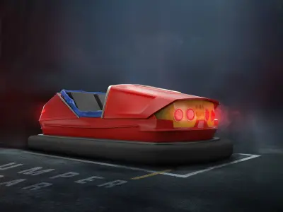 Bumper car 3D model