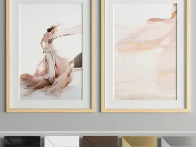 Art Frame A12 Low-poly 3D model