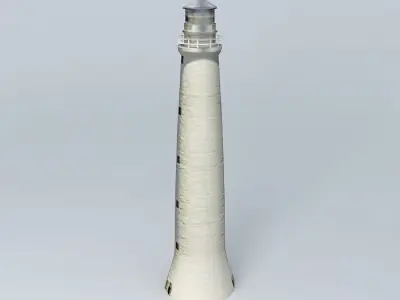 The Cape Wickham Lighthouse Free 3D model