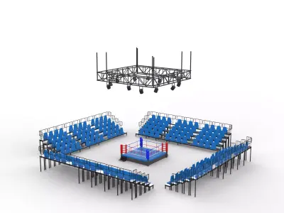 Boxing Area 3D model