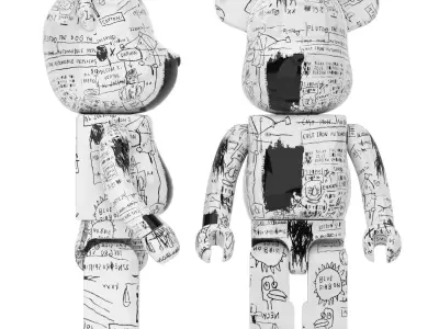 basquiat bearbrick collection 3D model