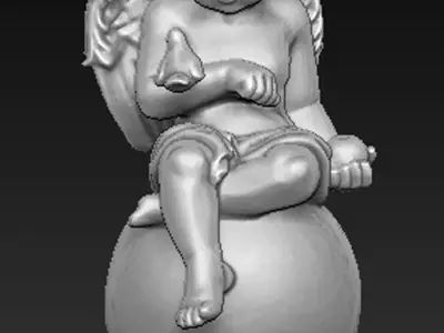 Angel Boy 2 3D Model 3D print model