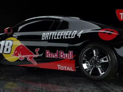 Audi R8 NASCAR 3D model