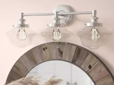 Sille Dimmable Vanity Light 3D model