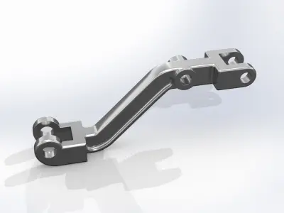 Shock Absorber Handle Clear Ready for 3D Printer Orjinal Sizes 3D print model