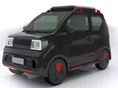 New energy electric mini EV GB mini car 2022 3D model