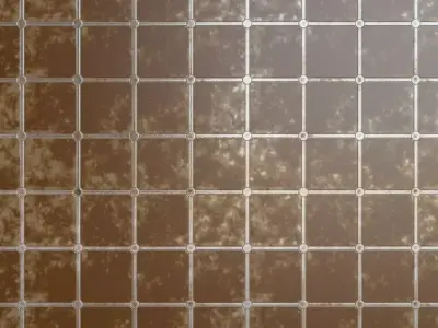 Rusted Worn Brown Metal Panel PBR Seamless Texture