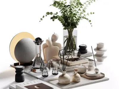 Decorative Set 25 3D model purchase