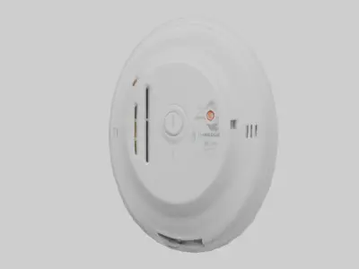 Carbon monoxide detector model Low-poly 3D model
