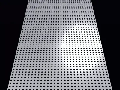 Perforated panel with 20 percent opening 25O47 3D model
