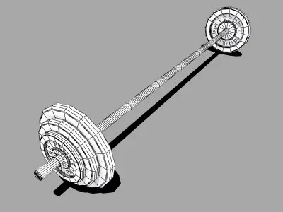 benchpress dumbbell 3D model
