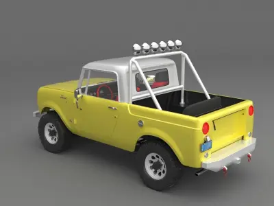 1967 International Harvester Scout 800 Pickup Custom 3D model