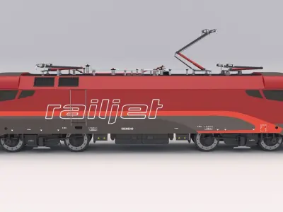 Siemens Taurus RailJet 3D model
