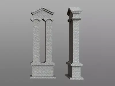 Pillar 1 3D model