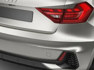 Audi A1 2019 3D model