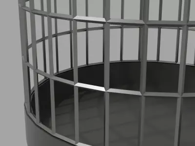 Bird Cage Low-poly 3D model shop