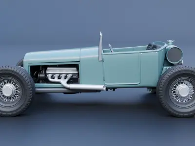 Model T Hot Rod 3D print model