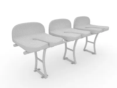 Stadium Seats 14 3D model
