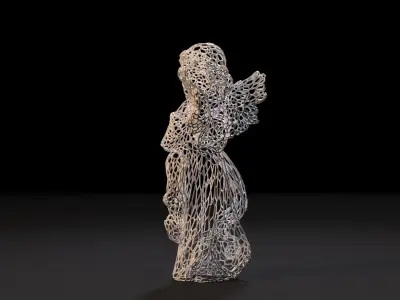 Angel figurine 3D print model