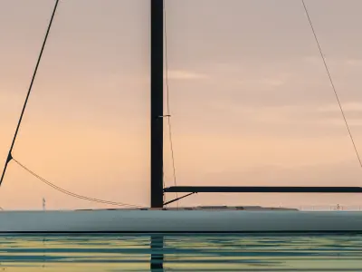 Racing yacht -Sea Star- 3D model