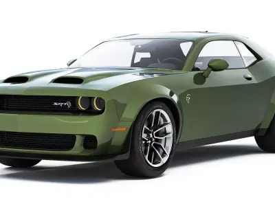 Dodge Challenger SRT Hellcat Red Eye 2021 3D model