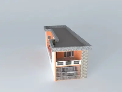 Luxury Townhouse in Brazil Free 3D model
