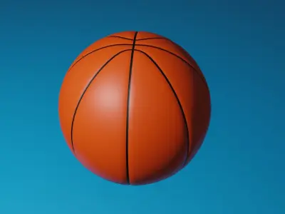 basket ball Free low-poly 3D model