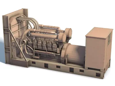 Generator 3D print model