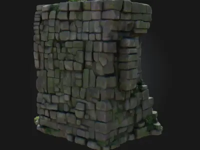 Stone Sentinel  Silent Watcher of Forgotten Realms 3D model