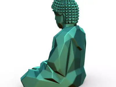 buddha headband  3D print model