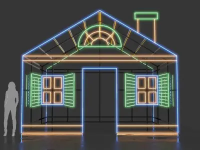 House Outline 5 3D model