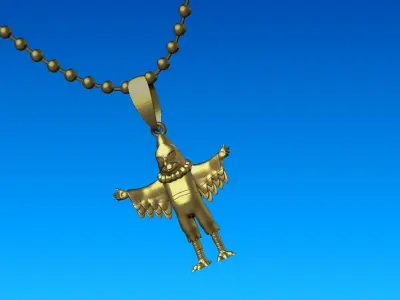 NCAA - Necklaces University of Illinois Urbana-Champaign  3D print model