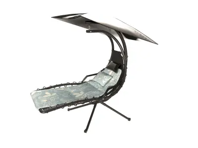 Lounge Chair Low-poly 3D model