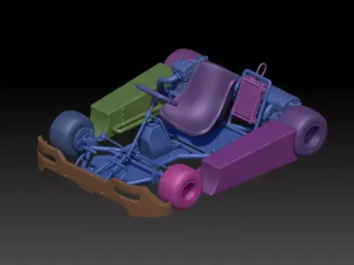 go kart prop 1 3D print model