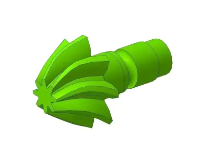 gear shaft Free 3D model
