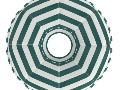 Luxury pool float ring botella Oliver James Lilos 3D model