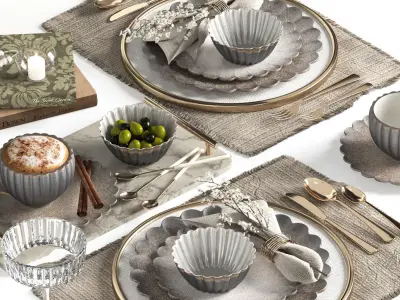tableware set15 3D model
