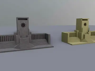 Miniature 3D Printing Structure Type-10 3D model