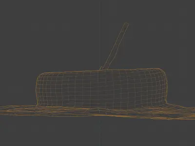 Photorealistic 3D scan of a tire planter for a tree saplin Low-poly 3D model