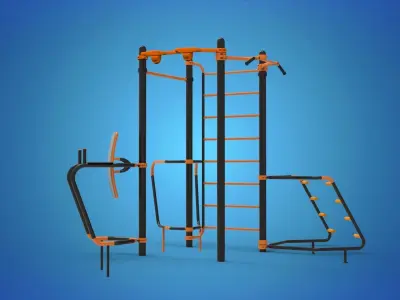 Gym Equipment Outdoor 3D model