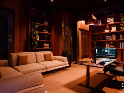 2026 Modern Modular House 2 For Blender Eevee And Cycles 3D model