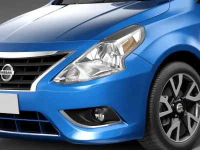Nissan Versa Sedan 2015 3D model