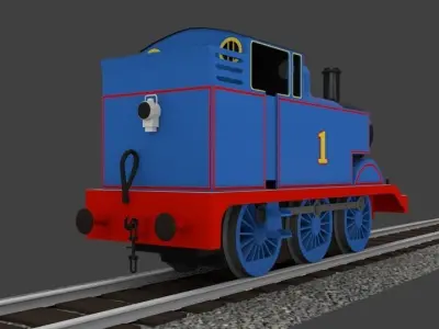 Series 1  Thomas the Tank Engine Low-poly 3D model