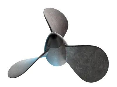 Boat propeller 3D print model