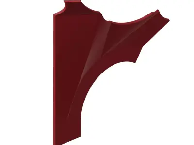 Plastic Premium Car Fender Toy 3D model