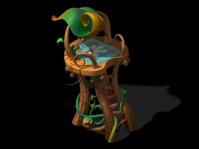 GameCartoon - City - Watchtower 32 3D model
